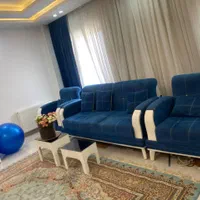 فروش مبل  کارشده 8نفره همراه با میز عسلی