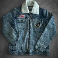 کت جین داخل خز