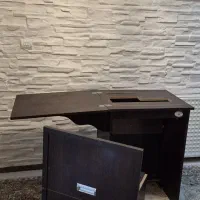 میز چرخ خیاطی مبله صندلی دار تمام ام دی اف کم جا