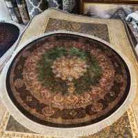 فرشینه گرد قطر یک ، ترک اصل|گلیم، جاجیم، گبه|قوچان, |دیوار