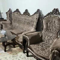 مبل سلطنتی ۹ نفره عالی|مبلمان خانگی و میز عسلی|قوچان, |دیوار