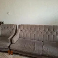 مبل راحتی چستر پنج نفره  با نهار خوری پنج نفره