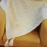 شال بافتنی مبل