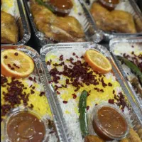 زرشک پلو بامرغ خانگی و اقتصادی