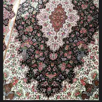 فرش ابریشم قم نو 80 رج|فرش|تهران, تهرانپارس غربی|دیوار