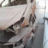 ماشین تصادفی سوخته