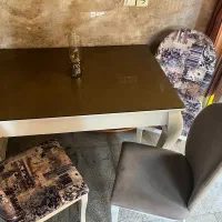 میز ناهار خوری ۴نفره|میز و صندلی غذاخوری|تهران, صد دستگاه|دیوار