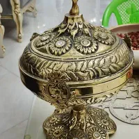 شکلات خوری برنجی سنگین و زیبا