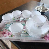 سرویس قهوه خوری ویکتوریا فرانسه|ظروف سرو و پذیرایی|رودان, |دیوار