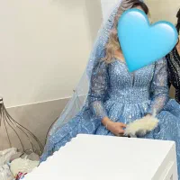 لباس عروس رنگی