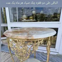 ست ۳تکه لاله وشکلات خوری پایه برنز،برنجی