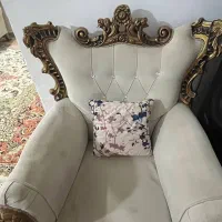 اسباب خانه ست رنگ کرم و طلایی