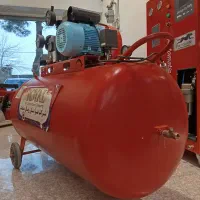 کمپرسور 350 لیتری خوابیده
