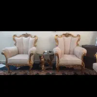 مبل کلاسیک ۹ نفره|مبلمان خانگی و میز عسلی|قم, بوستان علوی|دیوار