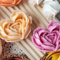 انواع شمع  بابونه ارکیده گیفت عروس و کودک|صنایع دستی و سایر لوازم تزئینی|قم, امامزاده ابراهیم|دیوار