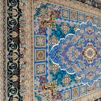 دور عدد فرش فیروزه ای|فرش|نورآباد ممسنی, |دیوار