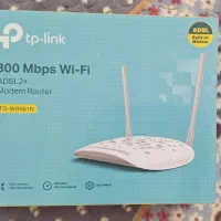 مودم تی پی لینک ۴پورت دو آنتن|مودم و تجهیزات شبکه|کرمانشاه, |دیوار