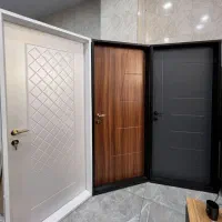 دربهای برند مدل دار پلیوود سفید چرم