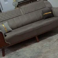 مبل ۸نفره نونو همراه جلومبلی و ۳تا عسلی|مبلمان خانگی و میز عسلی|پاکدشت, شهرک امام رضا|دیوار