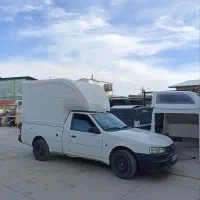 کابین وانت پراید 151 باربند آریسان اتاق عقب فایبر