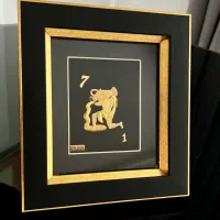 کادویی تابلوی طلای ۲۴عیار برج دلو بهمن ماه