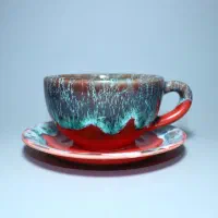 فنجان لته کاپوچینو اسپرسو