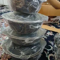 سرویس قابلمه و چاقو وسبزی خرد کن .وان|ظروف پخت‌وپز|تهران, باغ فیض|دیوار