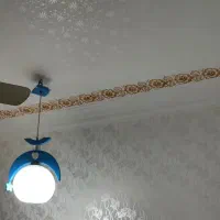 نقاشی طرح کاغذدیواری و سفید کاری با رنگ پلاستیک|خدمات پیشه و مهارت|باقرشهر, |دیوار