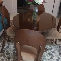 میز ناهار خوری ۴ نفره چوبی