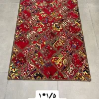 فرش دستباف تکه دوزی مدرن چرم دوزی متری ۲ تومن|فرش|مشکیندشت, |دیوار