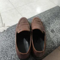 کفش چرم مشهد سایز 42  43 در حد نو