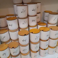 بانکه های سرامیکی ۱۴ سانتی بزرگ اک|ظروف نگهدارنده، پلاستیکی، یکبارمصرف|قم, شهرک فاطمیه|دیوار