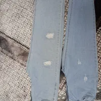 شلوار جین آبی یخی(بگ و مام)