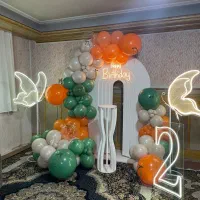 بادکنک آرایی افتتاحیه  گل آرایی  فینگر فود