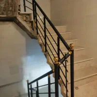 نصب نرده استاتیک استیل آلومینیوم چوبی|خدمات پیشه و مهارت|قزوین, |دیوار