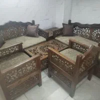 مبلمان 7 نفره سنتی|مبلمان خانگی و میز عسلی|سمیرم, |دیوار