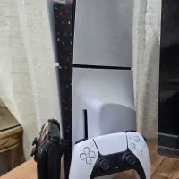 PS5 اسلیم دیسک‌خور دو دسته در حد نو فول بازی