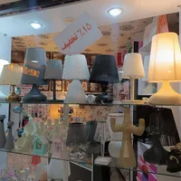 آباژور ایستاده ورومیزی فلزی( ارتفاع 165cm)|چراغ خواب و آباژور|خرم‌آباد, |دیوار