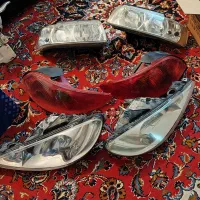 چراغ 206 جلو و چهار حلقه رینگ 14زیر صفری