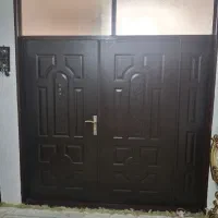 درب چوبی ورودی بهمراه چارچوب