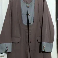 مانتو شلوار اداری رنگ موکا