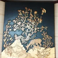 تابلو معرق برجسته منظره ابعاد 80*50