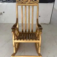 صندلی مادر بزرگ یا (راک) چوب گردو