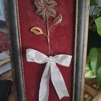 تابلو گل نقره