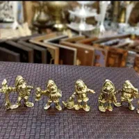 مجسمه هفت کوتوله برنز. برنجی