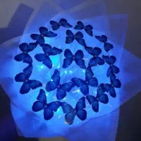 گل روبانی و دسته گل پروانه تحویل فوری