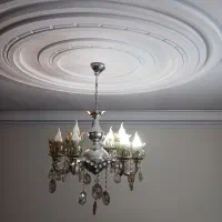فروش لوستربرنجی|لوستر و چراغ آویز|تهران, دولاب|دیوار
