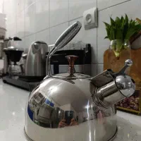 کتری استیل زخیم استفاده نشده