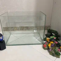 اکواریوم شیشه خم به همراه لوازم