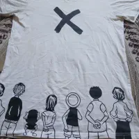 تی شرت ترک لش جلو طرح دار زنانه و مردانه